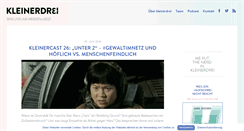 Desktop Screenshot of kleinerdrei.org